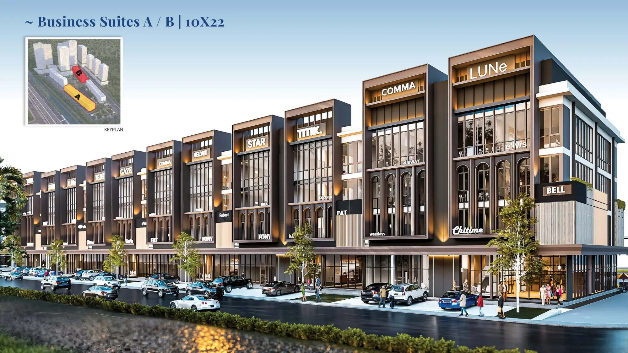Business Suites A dan B Gading Business Park — office premium 10x22m 1119m2 Kelapa Gading