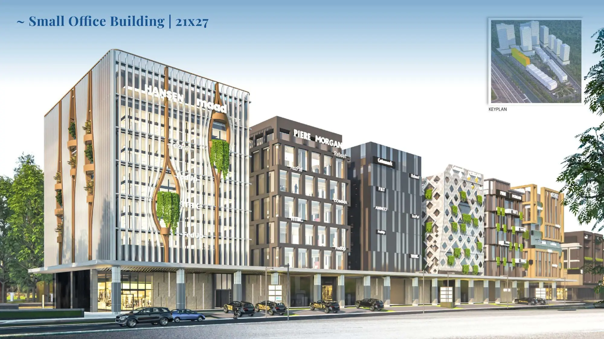 Small Office Building Gading Business Park — kawasan hijau danau, gedung kantor eksklusif Kelapa Gading