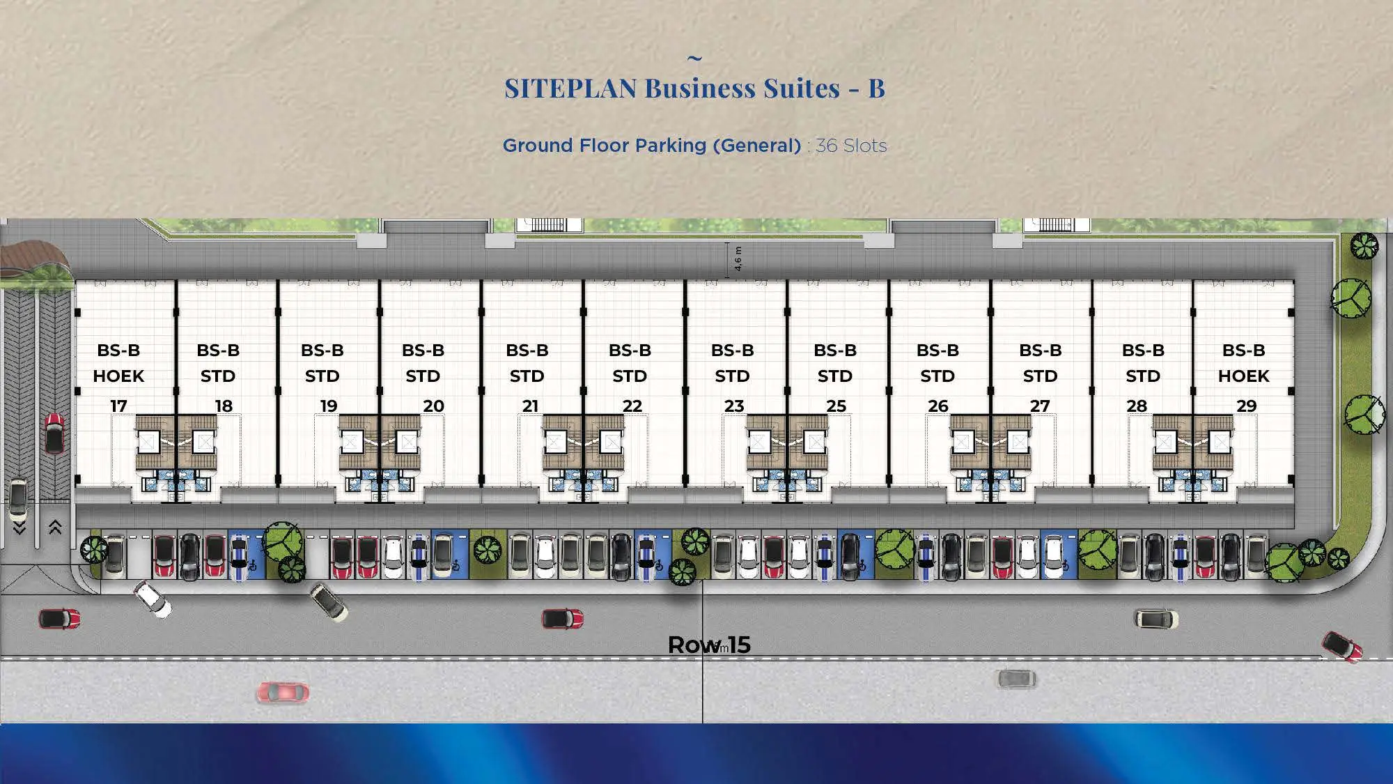 Visual landscape Small Office Building di Gading Business Park